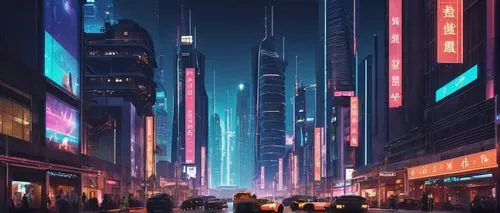 shanghai,tokyo city,shinjuku,cybercity,tokyo,mongkok,cyberpunk,guangzhou,cityscape,kowloon,colorful city,cybertown,makati,metropolis,akiba,akira,cityzen,lumpur,evening city,shibuya,Conceptual Art,Daily,Daily 20