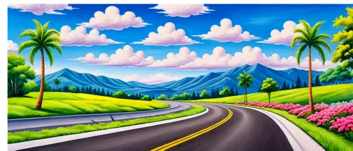 landscape background,cartoon video game background,mountain road,mountain highway,background vector,mountain scene,salt meadow landscape,mountainous landscape,racing road,mountain landscape,home landscape,road,alpine drive,landscapes,open road,landscape,rural landscape,springtime background,background view nature,nature landscape,Conceptual Art,Daily,Daily 17