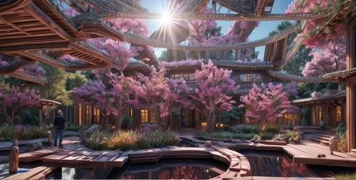 wintergarden,atriums,winter garden,courtyards,pergola,ecotopia,biospheres,calydonian,sake gardens,arbor,streamwood,courtyard,riverwood,arcology,biopiracy,biopolis,morrowind,cardassia,atrium,garden design sydney