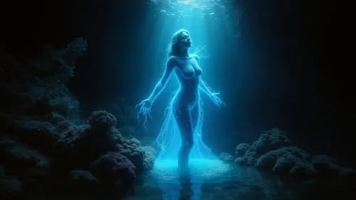 fathom,naiad,amphitrite,mermaid background,underwater background,water nymph