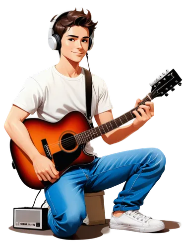 guitarist,guitar player,strumming,guitar,guitare,acoustic guitar,playing the guitar,guiterrez,edit icon,honasan,painted guitar,ansel,the guitar,photo painting,takamine,musician,chanteur,concert guitar,jobim,guitton,Illustration,American Style,American Style 13