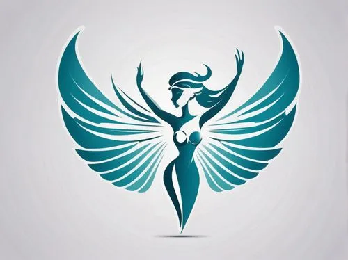 art deco woman,uniphoenix,art deco background,seraphim,female symbol,hawkgirl,harmonix,arrow logo,horoscope libra,paraiba,archangels,silverbird,logo header,cyberangels,starbird,twitter logo,harpy,phenix,teal digital background,arryn,Unique,Design,Logo Design