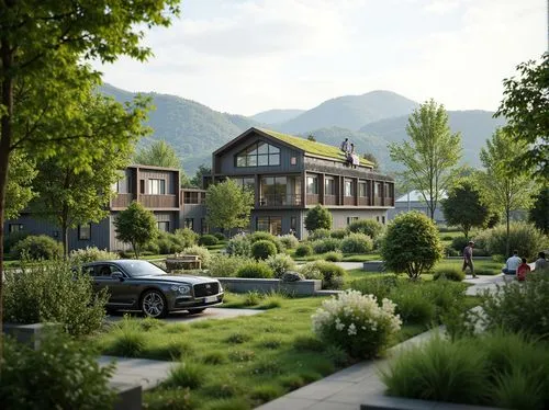 balestrand,bendemeer estates,lefay,broadmoor,house in the mountains,villa balbianello,nakusp,alpine village,render,arrowtown,gstaad,chalet,3d rendering,sparwood,ecovillage,country estate,ecovillages,landscaped,soryan,stehekin