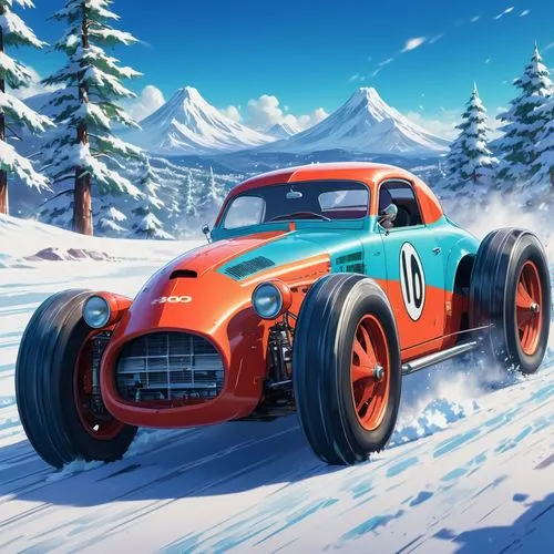 christmas cars,christmas car,cartoon car,christmas retro car,automobile racer,muscle car cartoon,Illustration,Japanese style,Japanese Style 03