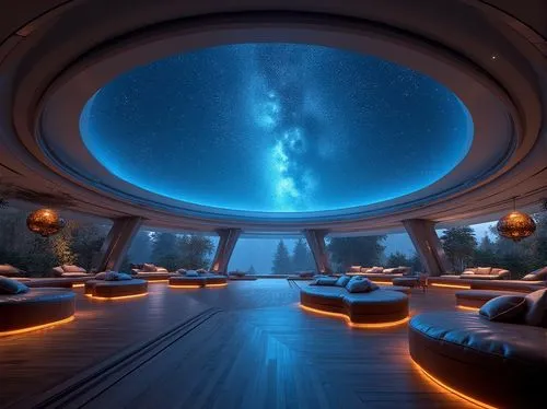 ufo interior,futuristic landscape,sky space concept,spaceship interior,planetariums,planetarium,futuristic art museum,3d background,spaceport,space port,ringworld,background design,starscape,cartoon video game background,3d render,spaceship space,fractal environment,alien world,skyboxes,silico,Photography,General,Realistic