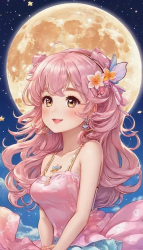 moon and star background,luna,rose quartz,sky rose,jupiter moon,lunar,camellia,stars and moon,starry,fairy galaxy,lunar eclipse,sun moon,celestial body,zodiac sign libra,moon night,moonrise,starry sky,venus,moonlit,celestial,Illustration,Japanese style,Japanese Style 01