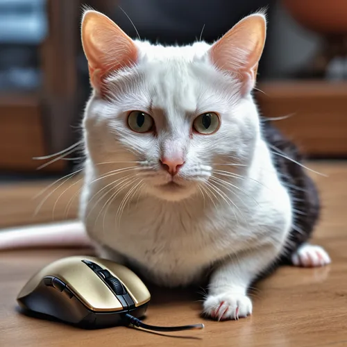 wireless mouse,computer mouse,cat and mouse,turkish van,mousepad,japanese bobtail,mouse,turkish angora,white cat,wireless headset,cat image,input device,computer accessory,laptop accessory,domestic cat,computer mouse cursor,domestic short-haired cat,cute cat,american wirehair,pet,Photography,General,Realistic