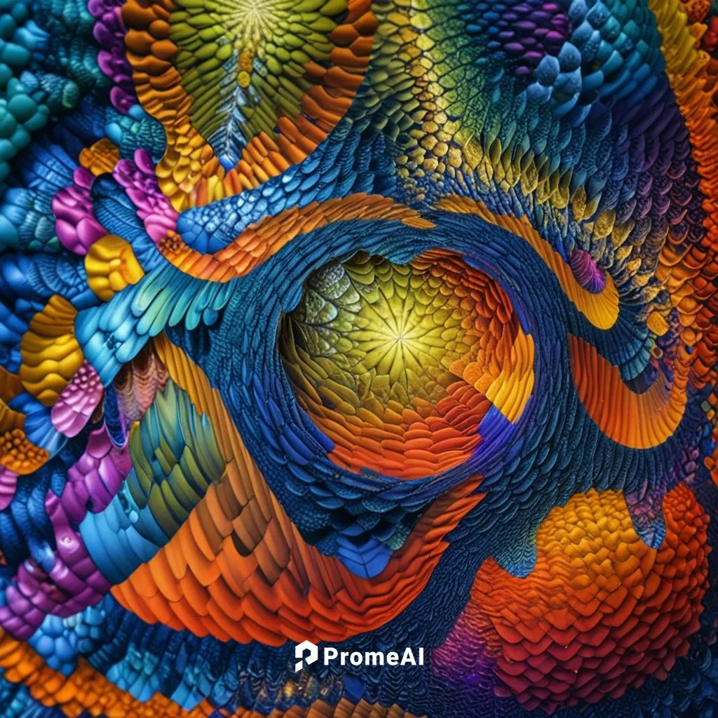 fractal, 3d, depth with vivid colors,colorful spiral,fractals art,coral swirl,chameleon abstract,mandelbulb,kaleidoscope art,fractals,vortex,fractalius,woven,kaleidoscope,kaleidoscopic,dimensional,fra