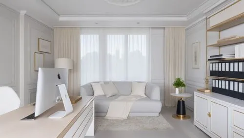 a living room that has some furniture and pillows on the sofa,chambre,danish room,white room,minibar,walk-in closet,interior design,Photography,General,Realistic