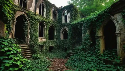 ruins,abandoned places,abandoned place,ruine,ruinas,ruin,cloister,lost place,lostplace,lost places,buttresses,kykuit,haunted cathedral,part of the ruins,crypts,the ruins of the palace,abbaye de belloc,abandoned,dilapidated,luxury decay,Illustration,Retro,Retro 20