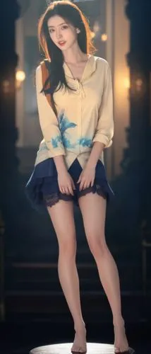 ，双腿并拢直立，双腿不交叉,a woman in short skirt posing for the camera,kikkawa,sso,thighpaulsandra,bdl,karylle,sephie