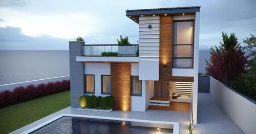 exterior villa render,modern house,3d rendering,penthouses,block balcony,oceanfront,dreamhouse,modern architecture,render,cubic house,renders,ocean view,fresnaye,uluwatu,holiday villa,sky apartment,ho