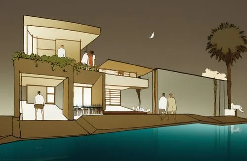 sketchup,houses clipart,amanresorts,fresnaye,habitaciones,riad,holiday villa,revit,neutra,residencial,villas,pool house,vivienda,masseria,residential house,beach house,dunes house,house drawing,3d rendering,arquitectonica,Photography,General,Realistic