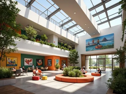 atriums,renderings,school design,innoventions,wintergarden,children's interior,atrium,3d rendering,lobby,conservatory,phototherapeutics,therme,imageworks,leisure facility,mid century modern,breezeway,imagineering,skyways,modern office,sketchup