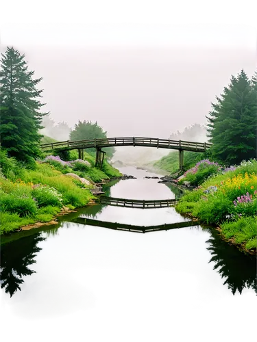 landscape background,japanese garden,scenic bridge,wooden bridge,viola bridge,pond,river landscape,nature background,small landscape,garden pond,lily pond,waterscape,bridge,hangman's bridge,clear stream,virtual landscape,streamside,water channel,japan garden,lilly pond,Art,Artistic Painting,Artistic Painting 51