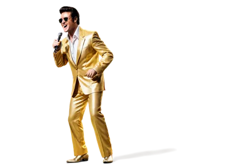 elvis impersonator,men's suit,las vegas entertainer,yellow jacket,wedding suit,yellow jumpsuit,suit trousers,elvis,suit actor,yellow background,banner,suit,the suit,cd cover,acridine yellow,web banner,suit of spades,png transparent,yellow,spy visual,Art,Classical Oil Painting,Classical Oil Painting 35