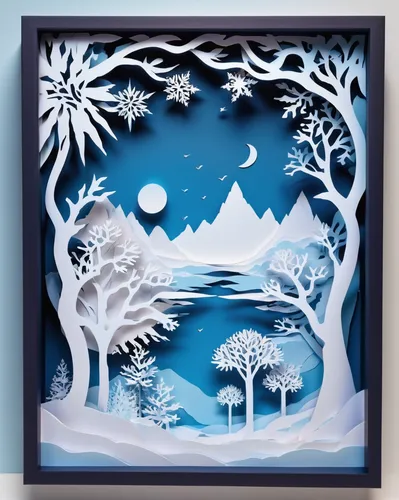 snow scene,snow landscape,christmas snowy background,winter background,snowy landscape,christmas frame,christmas landscape,winter landscape,snow globe,winter forest,snowflake background,snow trees,ice landscape,blue snowflake,winter dream,frame ornaments,snowy still-life,snow tree,snow drawing,snowy tree,Unique,Paper Cuts,Paper Cuts 10