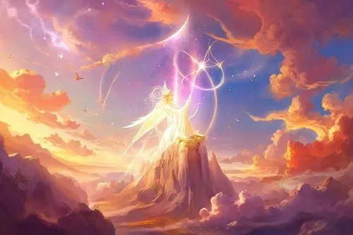 fantasy landscape,windbloom,sundering,fantasy picture,lightning storm,legendarium,skyfire,cloudmont,sunburst background,the pillar of light,alfheim,dreamstone,daybreaker,whirlwinds,unicorn background,