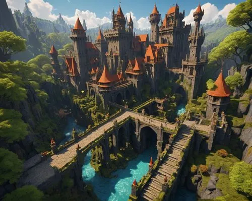 riftwar,skylands,rivendell,knight village,castlevania,elves country,knight's castle,arenanet,city moat,fairy tale castle,elves flight,fantasy city,citadels,adventure bridge,nargothrond,medieval castle,citadel,barrayaran,castlelike,kadala,Illustration,Black and White,Black and White 28