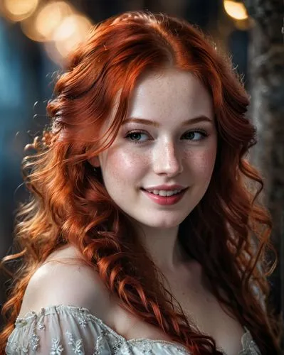 redhair,portrait,freckles,long hair,young woman,beautiful woman,Photography,General,Fantasy