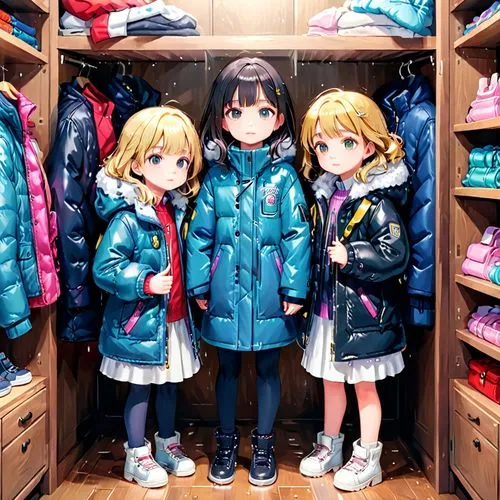 winter clothing,harajuku,winter clothes,bocchi,cute clothes,childrenswear,Anime,Anime,General