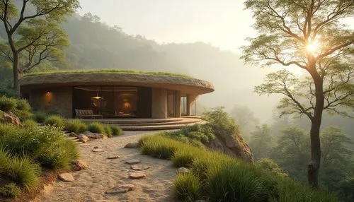 house in mountains,house in the mountains,amanresorts,teahouse,forest house,the cabin in the mountains,hushan,landscape design sydney,house in the forest,home landscape,landscape designers sydney,beautiful home,roof landscape,cryengine,tree house hotel,ranikhet,mountain huts,tulou,render,asian architecture,Photography,General,Realistic