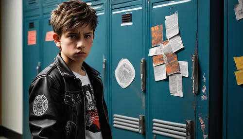 locker,eleven,punk,parkland,elementary,leather jacket,valerian,main character,dean razorback,jacob,nicholas,jack rose,detention,digital compositing,jacket,pompadour,television character,yukio,rowan,kid hero,Conceptual Art,Graffiti Art,Graffiti Art 11