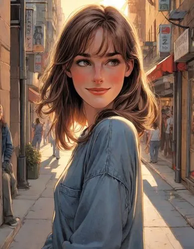 a girl's smile,girl portrait,city ​​portrait,world digital painting,digital painting,romantic portrait,the girl's face,mystical portrait of a girl,oil painting,portrait of a girl,girl in a historic way,fantasy portrait,young woman,oil painting on canvas,girl with speech bubble,artist portrait,girl walking away,portrait background,a charming woman,photo painting,Digital Art,Comic