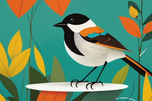 Craft a compelling social media post to promote a limited-time discount.,carolina chickadee,chickadee,chestnut sided warbler,chestnut-backed chickadee,white-winged widowbird,magpie lark,bird illustrat