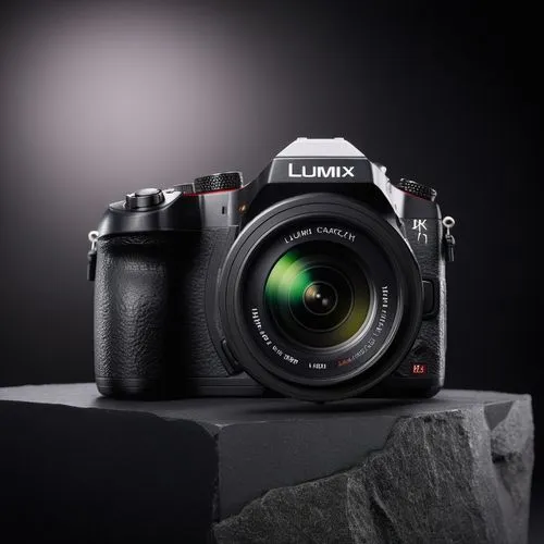 a lumix camera with dark background dark crack rock podium, wide angle, long shot. with shadow
,a black camera sitting on top of a rock,lumix,lenzing,lubitel 2,lensbaby,slr camera,photo lens,Photograp