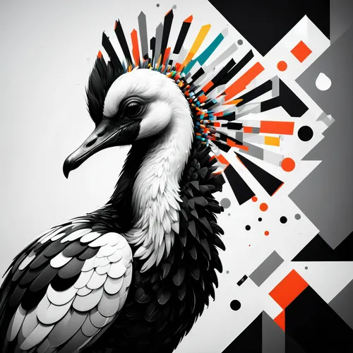 aztec gull,hornbill,king vulture,grey neck king crane,araucana,perico,ornamental bird,plumage,adobe illustrator,bird illustration,rattle stork,ornithology,platycercus,an ornamental bird,pelican,eagle vector,peacock,eagle illustration,bustard,phoenix rooster,Art,Artistic Painting,Artistic Painting 43