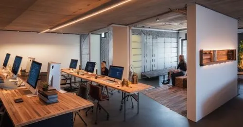 Design the office space of the Freitag Marketing Department. Express the boundary with the employee lounge through the difference in ceiling and floor finishes.,creative office,modern office,conferenc