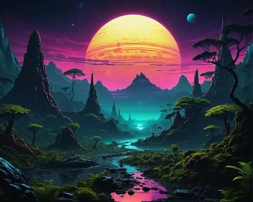 alien planet,alien world,fantasy landscape,futuristic landscape,lunar landscape,purple landscape,Conceptual Art,Sci-Fi,Sci-Fi 12