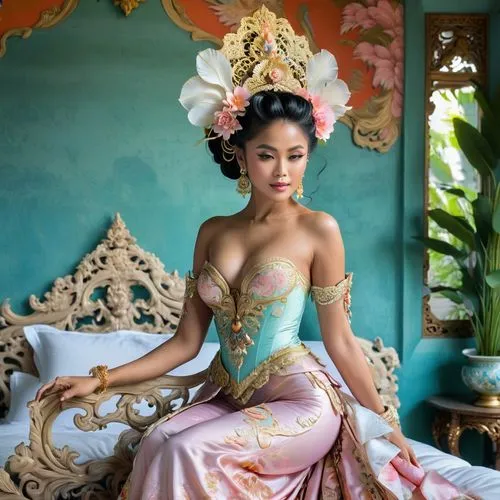cambodiana,laotian,vietnamese woman,asian costume,balinese,cambodians,apsara,peranakans,miss vietnam,peranakan,cambodian,oriental princess,khmers,suciwati,vintage asian,javanese,khmer,phyu,kaew chao chom,laotians,Conceptual Art,Fantasy,Fantasy 24