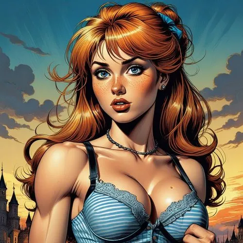 (((Black DD cup push up bra))), (((Big muscles), blonde hair, (toned physique, bigger boobs, shredded), corsette, business clothes)
, Comic art, cartoon art, masterpiece by Jim Lee,
portrait drawing, 