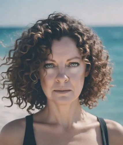 мелковьющиеся волосы волной длинные,woman with brown curly hair looking directly at camera,cg,yildiray,lorde,lyonne,hawijah,bisbal,joumana,azilah,simonyan,bimini,mammadova,azzurra,bondi,zorana,melpome