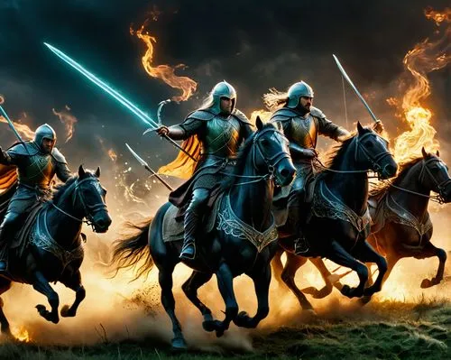 spearmen,garrison,rohirrim,defend,lusitanos,horsemen,Photography,General,Fantasy