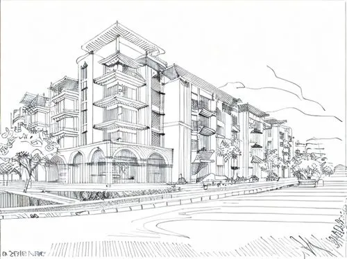 kirrarchitecture,new housing development,street plan,condominium,multistoreyed,architect plan,residences,apartment buildings,townhouses,garden elevation,archidaily,apartments,residential building,apartment building,block of flats,famagusta,facade panels,house drawing,residential,housing,Design Sketch,Design Sketch,Hand-drawn Line Art