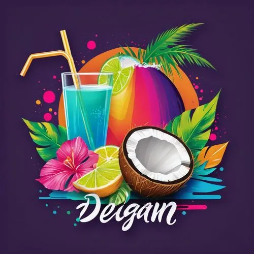 delight island,daiquiri,degani,degnan,deggans,drink icons,Unique,Design,Logo Design