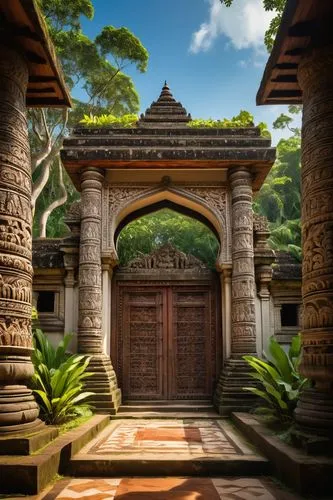 asian architecture,tori gate,garden door,victory gate,entrada,wood gate,manjushri,palyul,thai temple,indian temple,front gate,taman ayun temple,buddhist temple,bali,stone gate,matityahu,beomeosa temple,bhubaneshwar,gopura,artemis temple,Conceptual Art,Fantasy,Fantasy 09