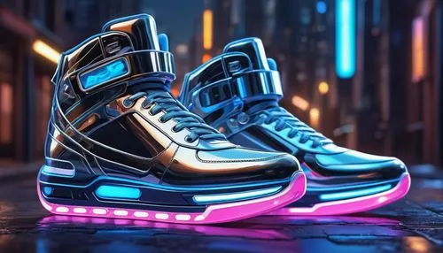 lebron james shoes,basketball shoe,neon lights,neon light,basketball shoes,futuristic,shoes icon,galaxies,neon ghosts,black light,neon candies,lightshow,light paint,spaceships,neon,80's design,scifi,light year,mags,security shoes,Unique,Design,Sticker