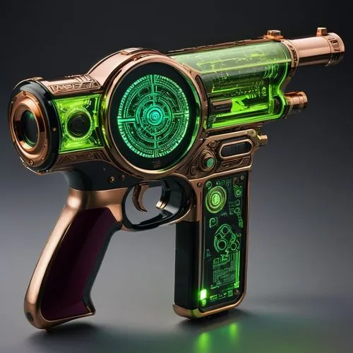 hawkmoon,sidearm,raygun,vintage pistol,derringer,air pistol,omnitrix,tritium,alien weapon,gunmaker,outgun,popgun,grafer,colt,astrascope,patrol,pistola,cubagua,tower pistol,gunsight,Conceptual Art,Sci-Fi,Sci-Fi 25