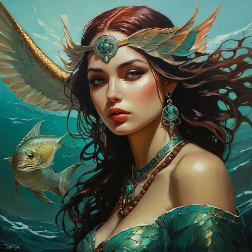 mermaid vectors,fantasy portrait,merfolk,mermaid background,siren,mermaid,fantasy art,birds of the sea,water nymph,the sea maid,god of the sea,believe in mermaids,rusalka,fantasy picture,cleopatra,the zodiac sign pisces,mermaids,green mermaid scale,fantasy woman,nami,Conceptual Art,Fantasy,Fantasy 15