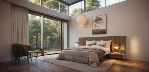 modern room,bedroom,bedroom window,wooden windows,guest room,modern decor,wood window,canopy bed,smart home,interior modern design,room divider,sleeping room,contemporary decor,3d rendering,home interior,window frames,daylighting,loft,great room,guestroom,Photography,General,Realistic