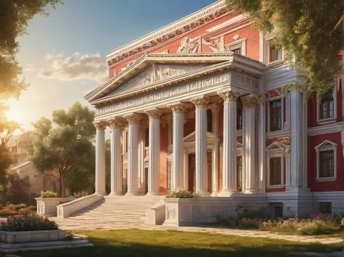 bahai,janiculum,halicarnassus,neoclassical,sapienza,zappeion,bascom,glyptotek,palladianism,peabody institute,vsu,athenaeum,neoclassicism,palladian,kadriorg,nauvoo,neoclassicist,muskau,greek temple,capitol,Illustration,Realistic Fantasy,Realistic Fantasy 43