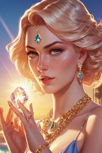 bejeweled,princess' earring,elsa,gemstar,inanna,contessa,the beach pearl,game illustration,esmeralda,wadjet,diamond background,diamante,rafaela,gold jewelry,jeweller,cyclades,inara,saranka,thyatira,summer icons,Illustration,Vector,Vector 19