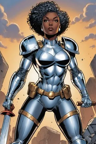 lilandra,ororo,korana,barda,afrofuturism,liefeld,Illustration,American Style,American Style 13