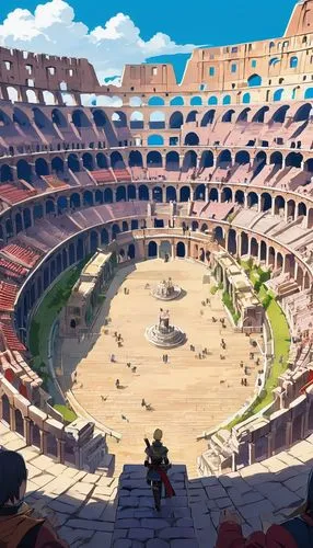 italy colosseum,coliseum,roman coliseum,colosseum,colloseum,coliseo,gladiatorial,in the colosseum,the colosseum,amphitheatre,ancient theatre,colisee,arena,colosseo,arenas,amphitheaters,roman theatre,ancient rome,the forum,pula,Illustration,Japanese style,Japanese Style 03