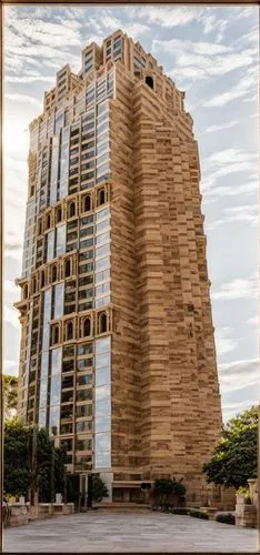 jenga,largest hotel in dubai,renaissance tower,high-rise building,building honeycomb,kirrarchitecture,wooden construction,residential tower,hyatt hotel,barangaroo,the skyscraper,nairobi,burj,wooden facade,skyscraper,mukesh ambani,burj kalifa,nonbuilding structure,tower of babel,wood structure,Architecture,General,Modern,Plateresque