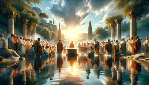 school of athens,the ancient world,twelve apostle,fantasy picture,theravada buddhism,pentecost,hall of the fallen,ancient city,the pillar of light,artemis temple,greek mythology,druids,world digital p